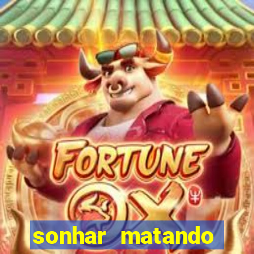 sonhar matando porco jogo do bicho